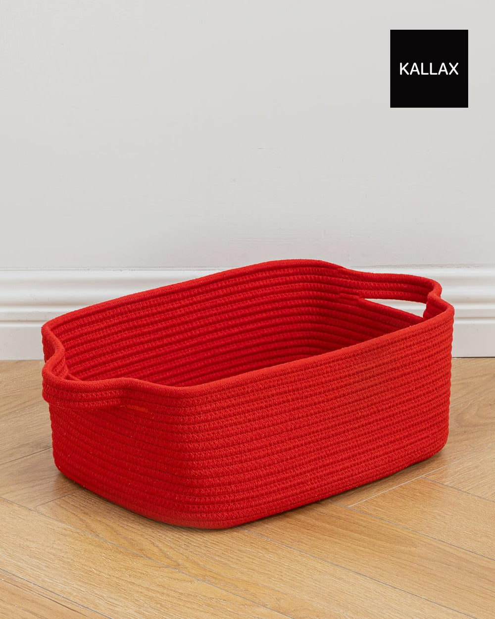 KALLAX small woven basket, flat-pack easy shape, reshapes with towels or steam.