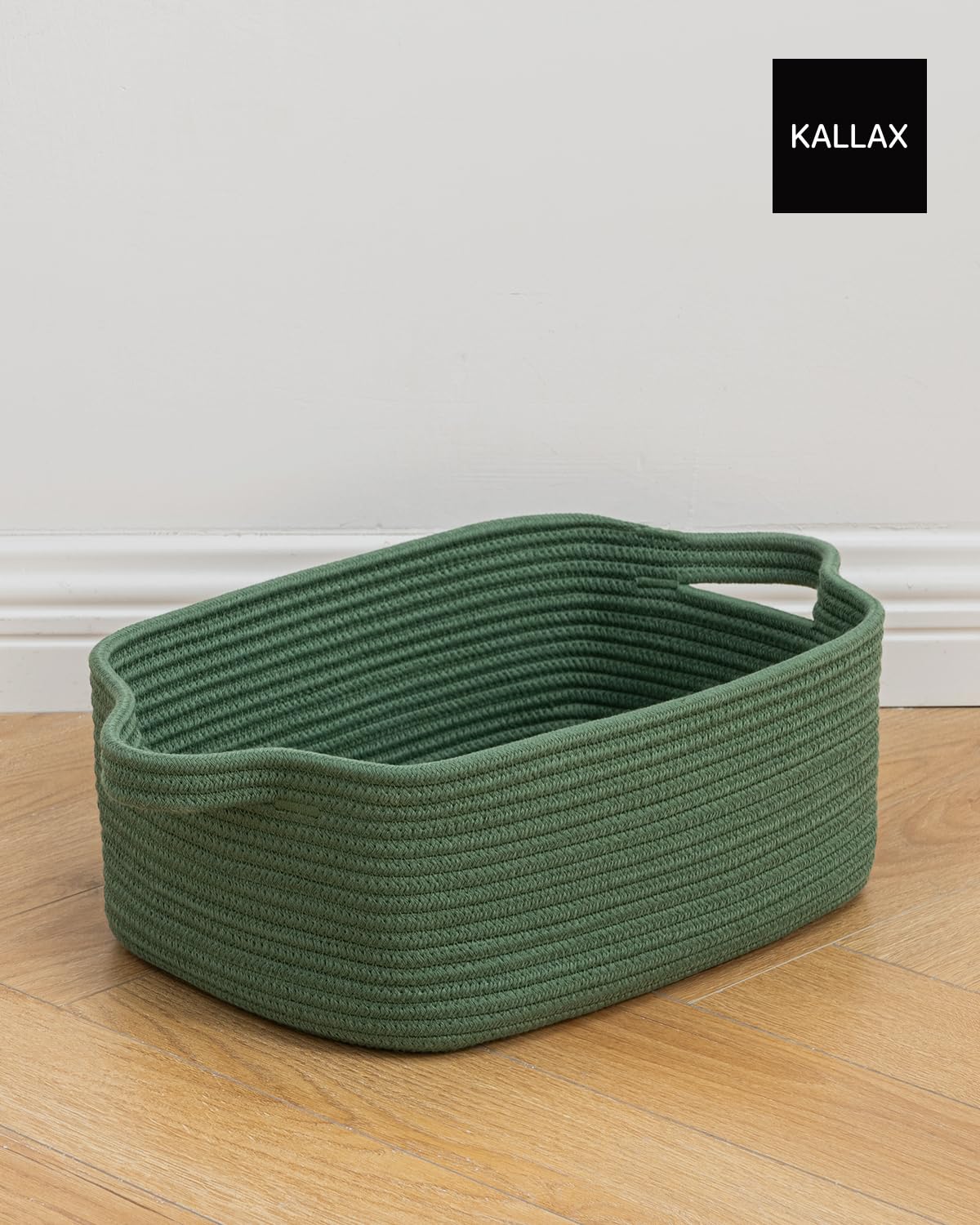 KALLAX small woven basket flat-packed packaging and reshaping ease