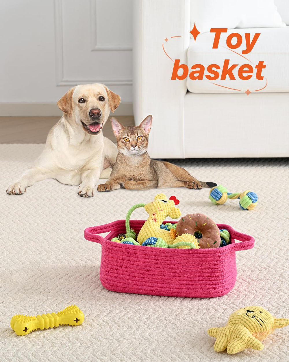 KALLAX flat-packed basket unfurls into a sturdy organizer