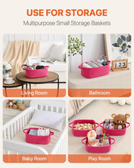 KALLAX hot-pink gift basket styled for gifting and display