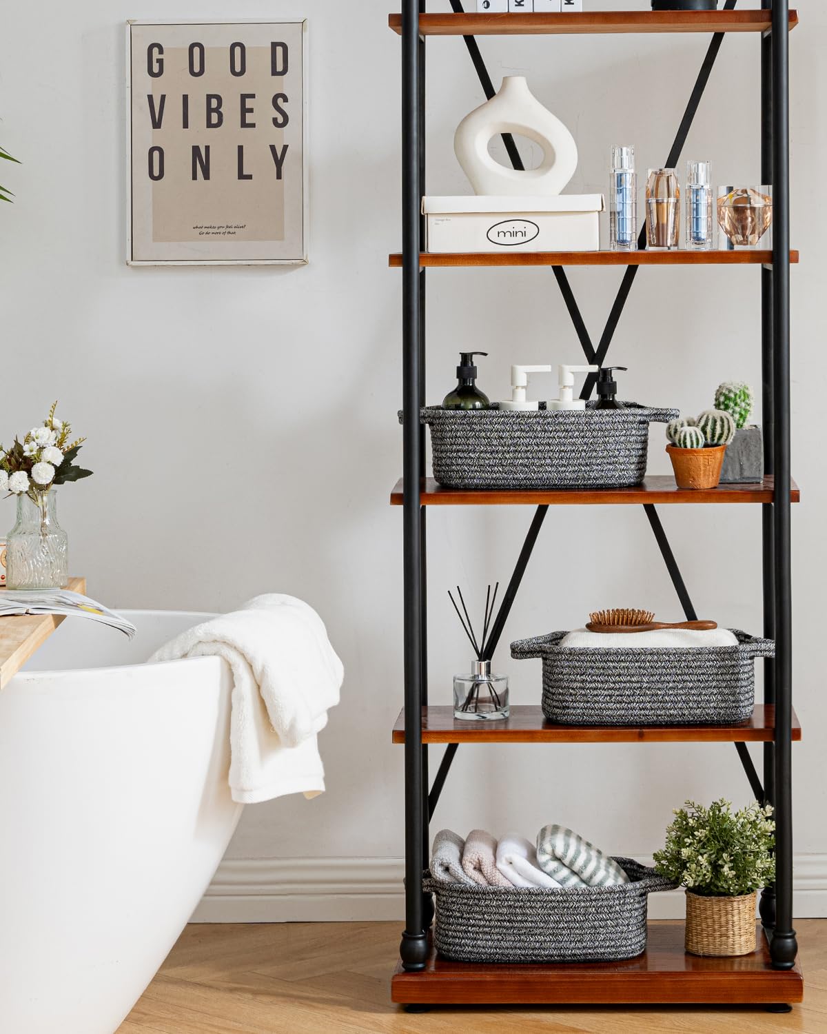 KALLAX gift-ready woven basket makes a thoughtful empty gift option.