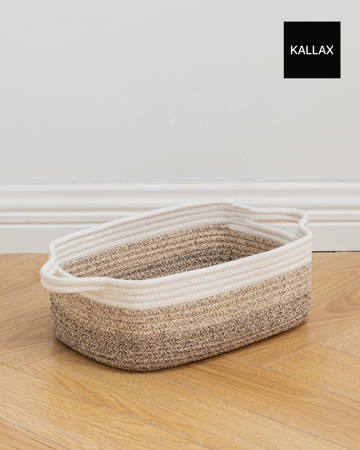 KALLAX gift-ready basket suitable for holidays or housewarmings.