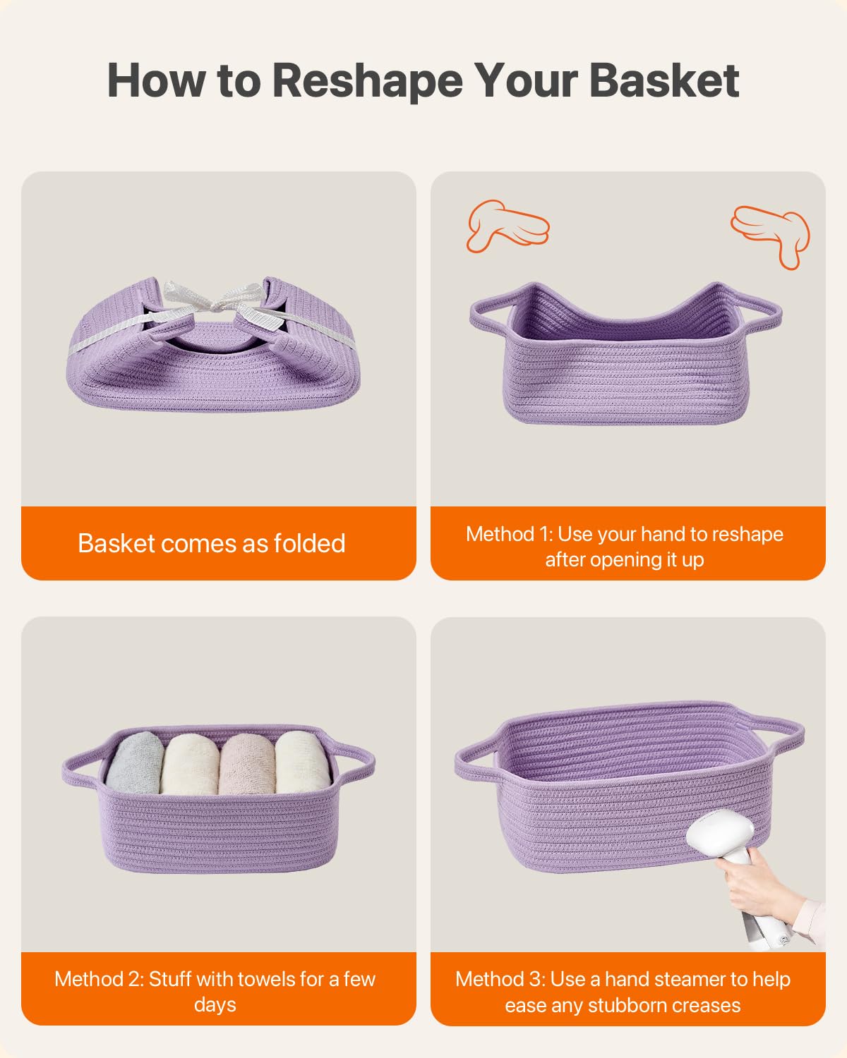 KALLAX gift-ready basket displayed as a stylish empty gift option