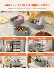KALLAX small woven basket with neutral decor that complements any room