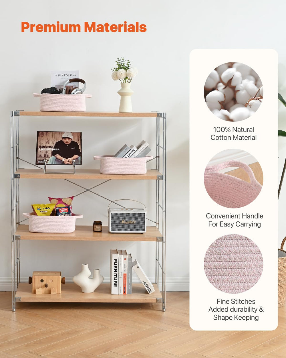 KALLAX small woven basket as nursery organizer for small essentials