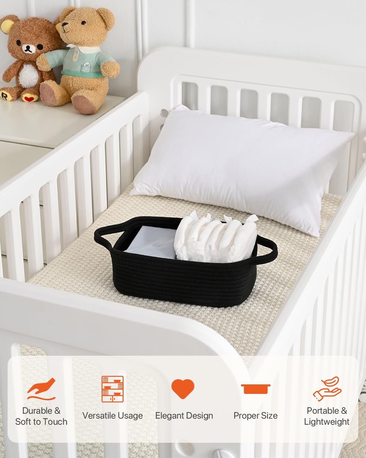 KALLAX nursery toy basket ready for quick cleanup