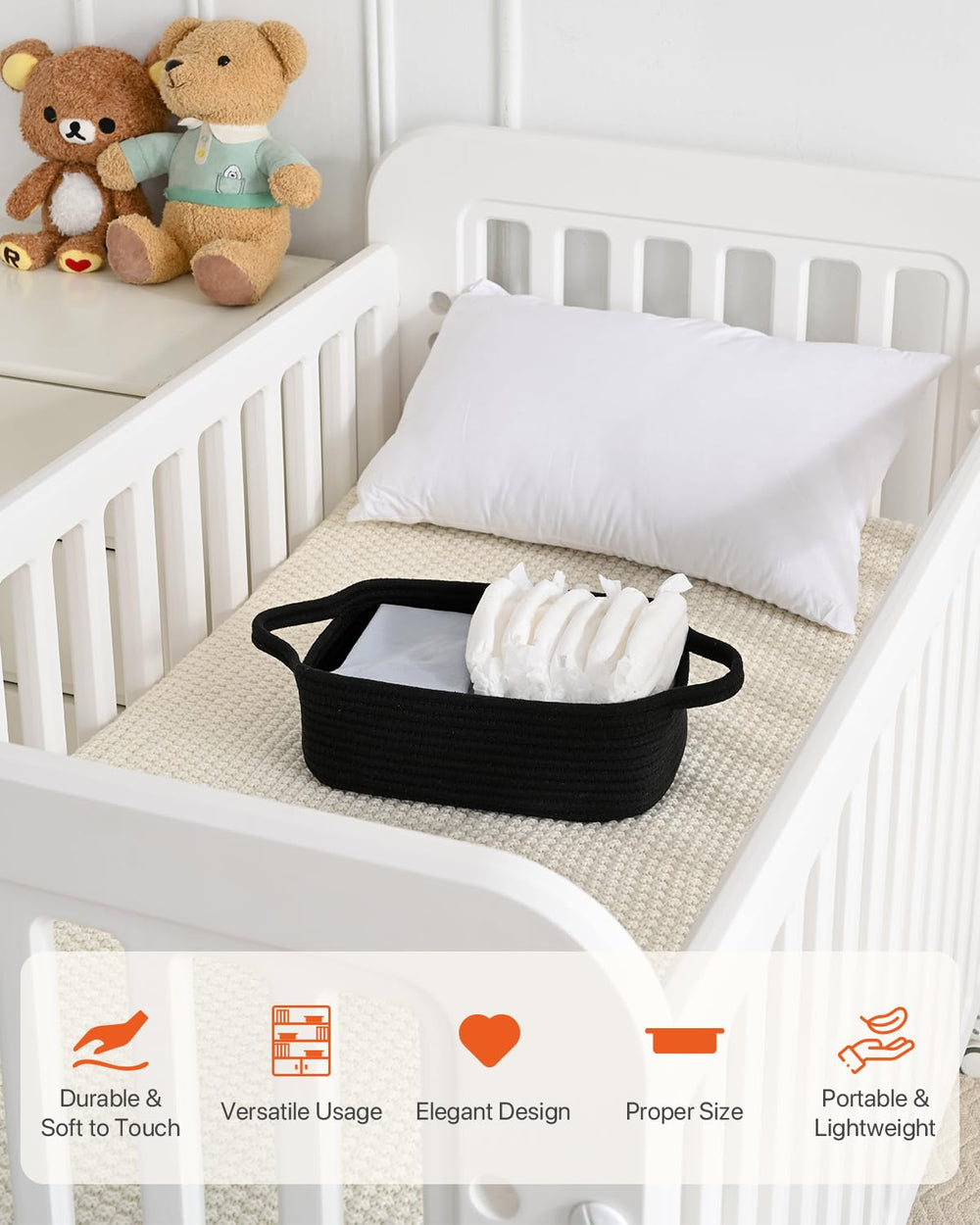 KALLAX nursery toy basket ready for quick cleanup