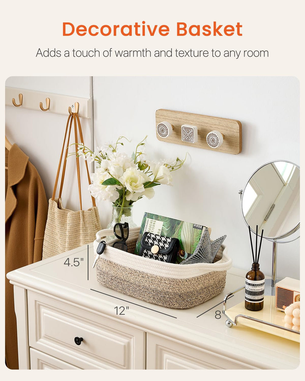 KALLAX 3-pack woven basket set ideal for sorting small items.