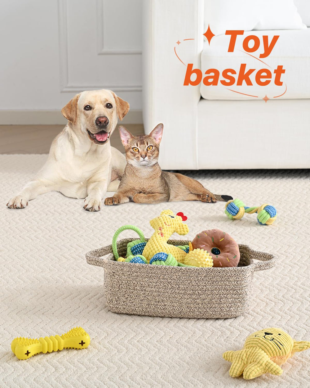 KALLAX small woven basket shelf decor adds warm texture.