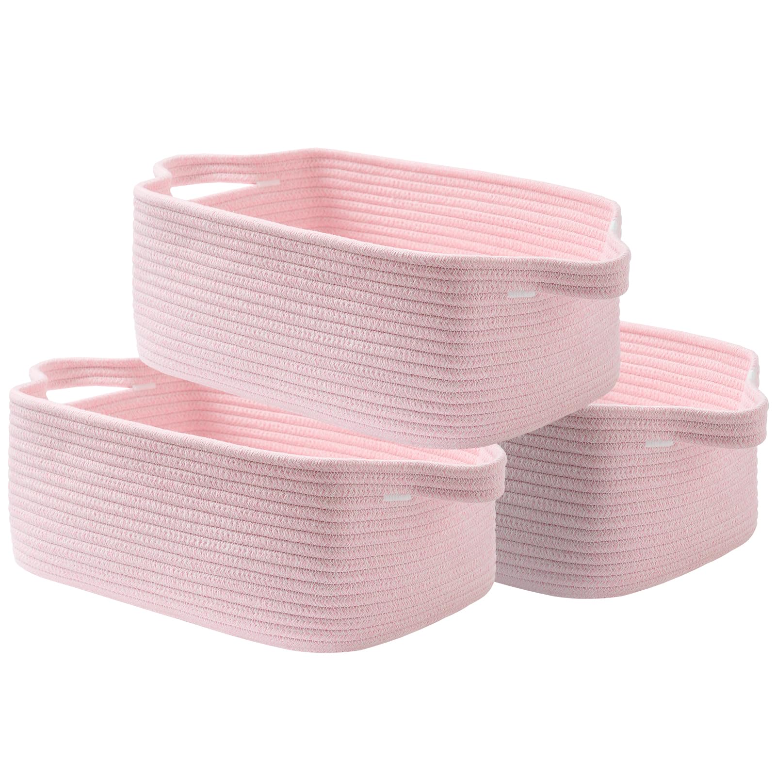 KALLAX small woven basket side view for compact shelf storage.