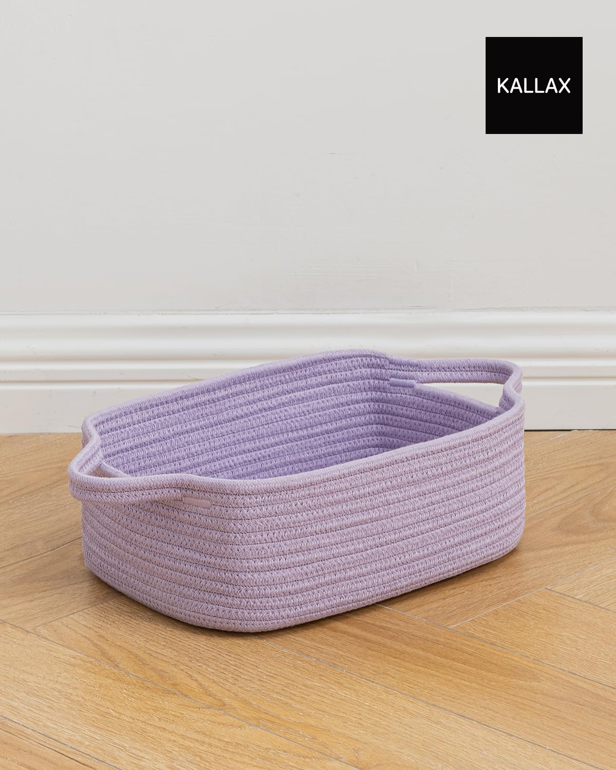 KALLAX compact basket designed for small-space organization on shelves
