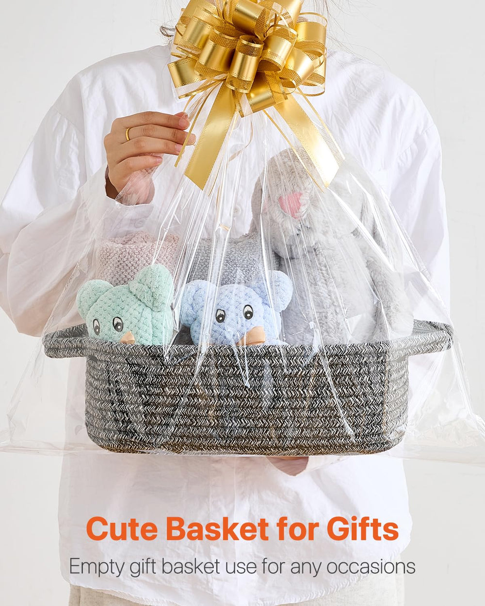 KALLAX soft cotton rope basket emphasizes safe, durable materials for everyday use.