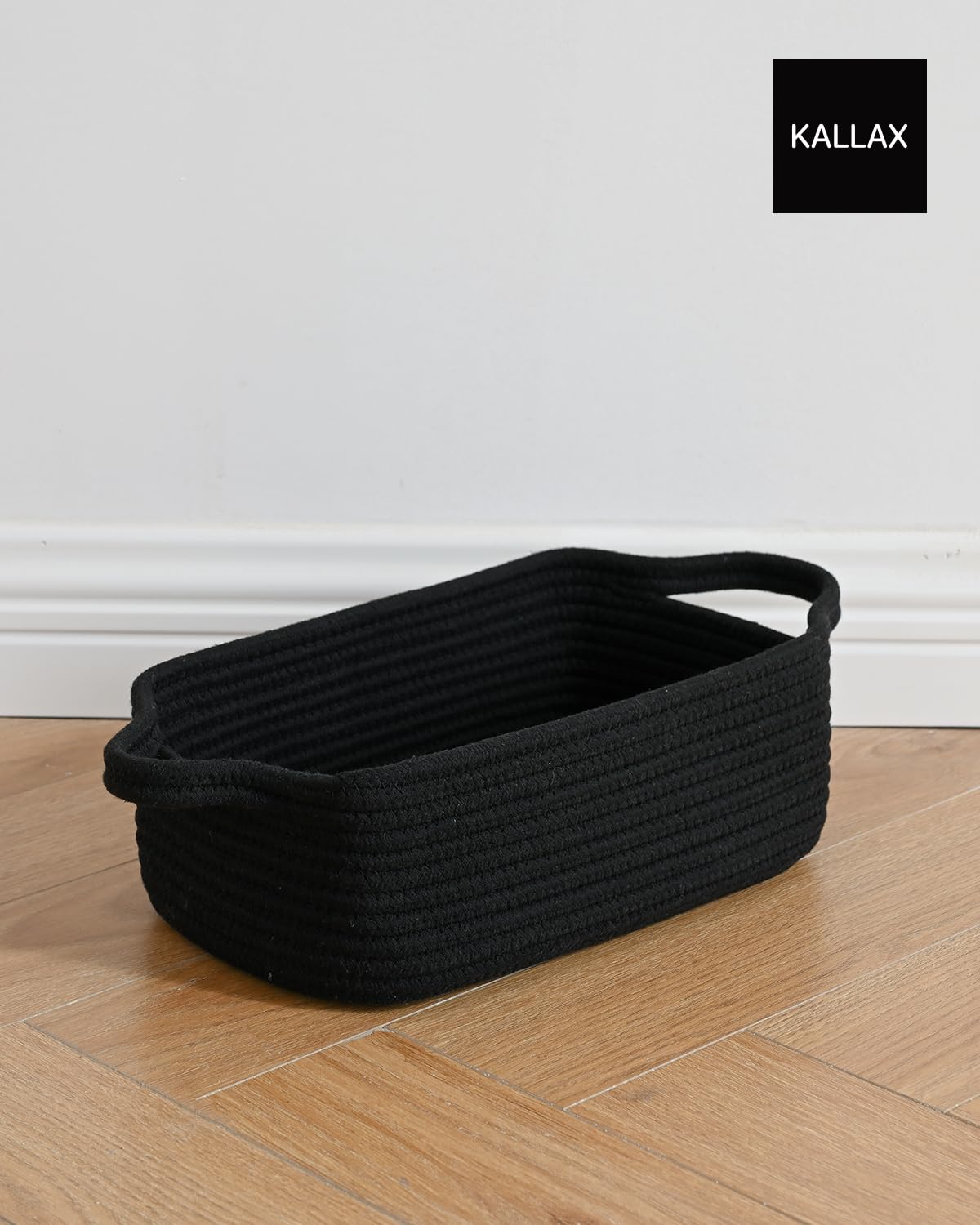 KALLAX close-up texture showing soft cotton rope weave