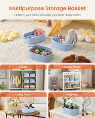 KALLAX towel organization basket keeps bath essentials neatly within reach.