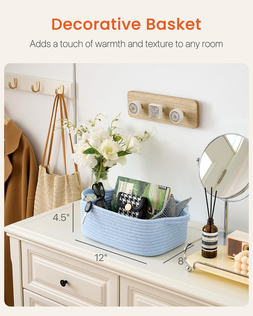 KALLAX toy storage basket keeping kids' toys tidy on a bookshelf.