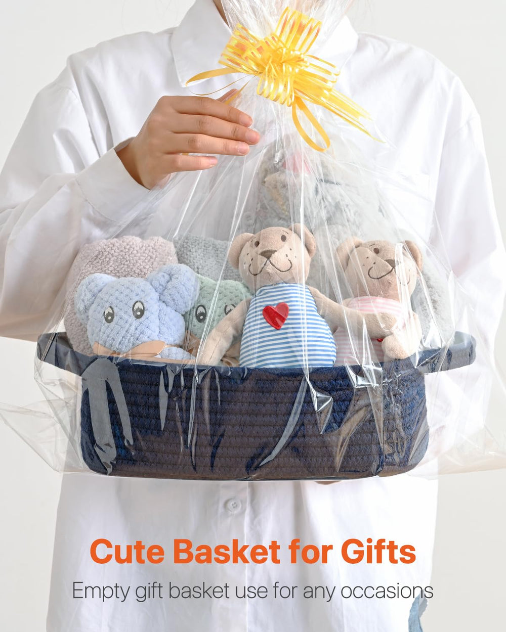 KALLAX toy basket keeps dog and cat toys organized and accessible.