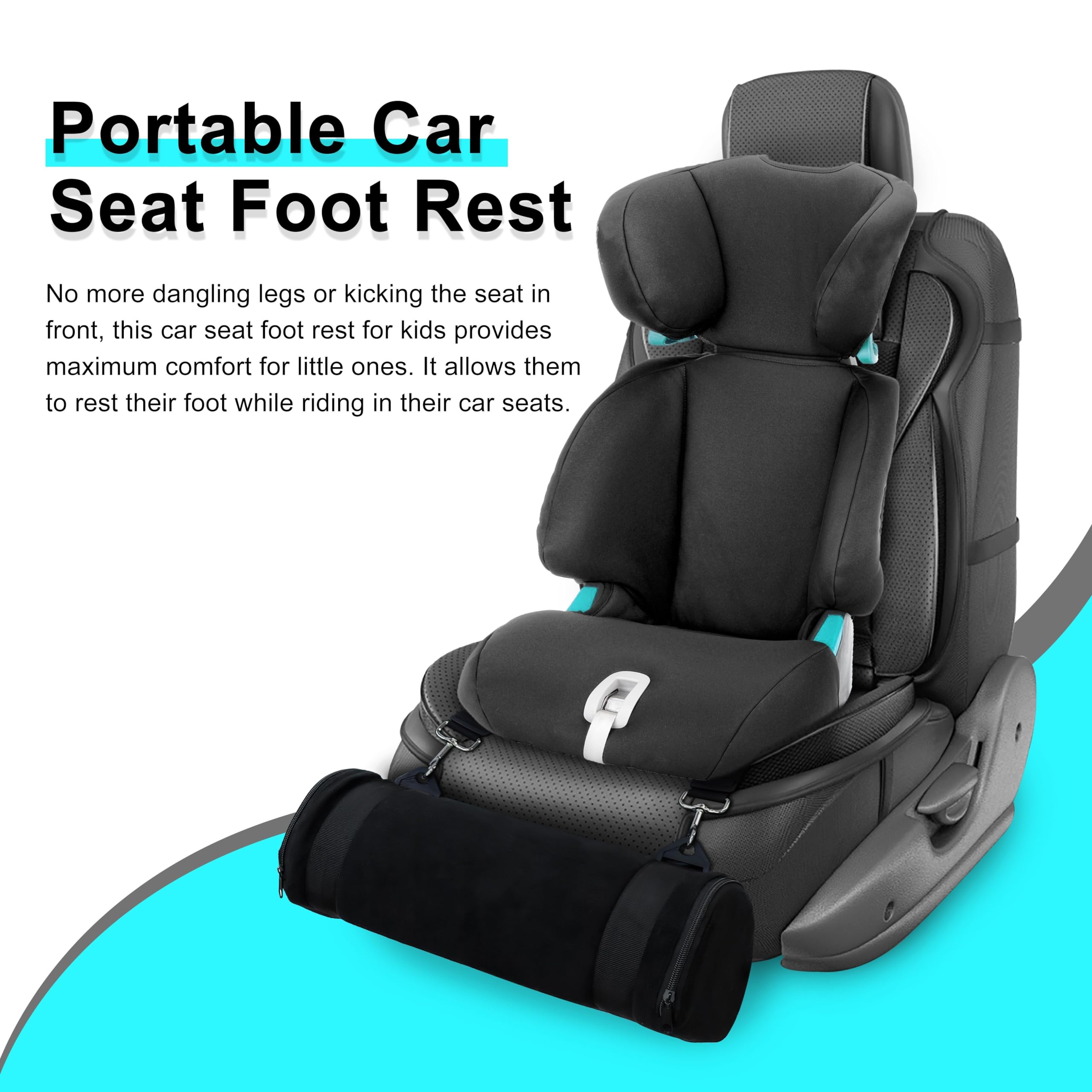 Kalnweis foot rest supports kid comfort during road trips