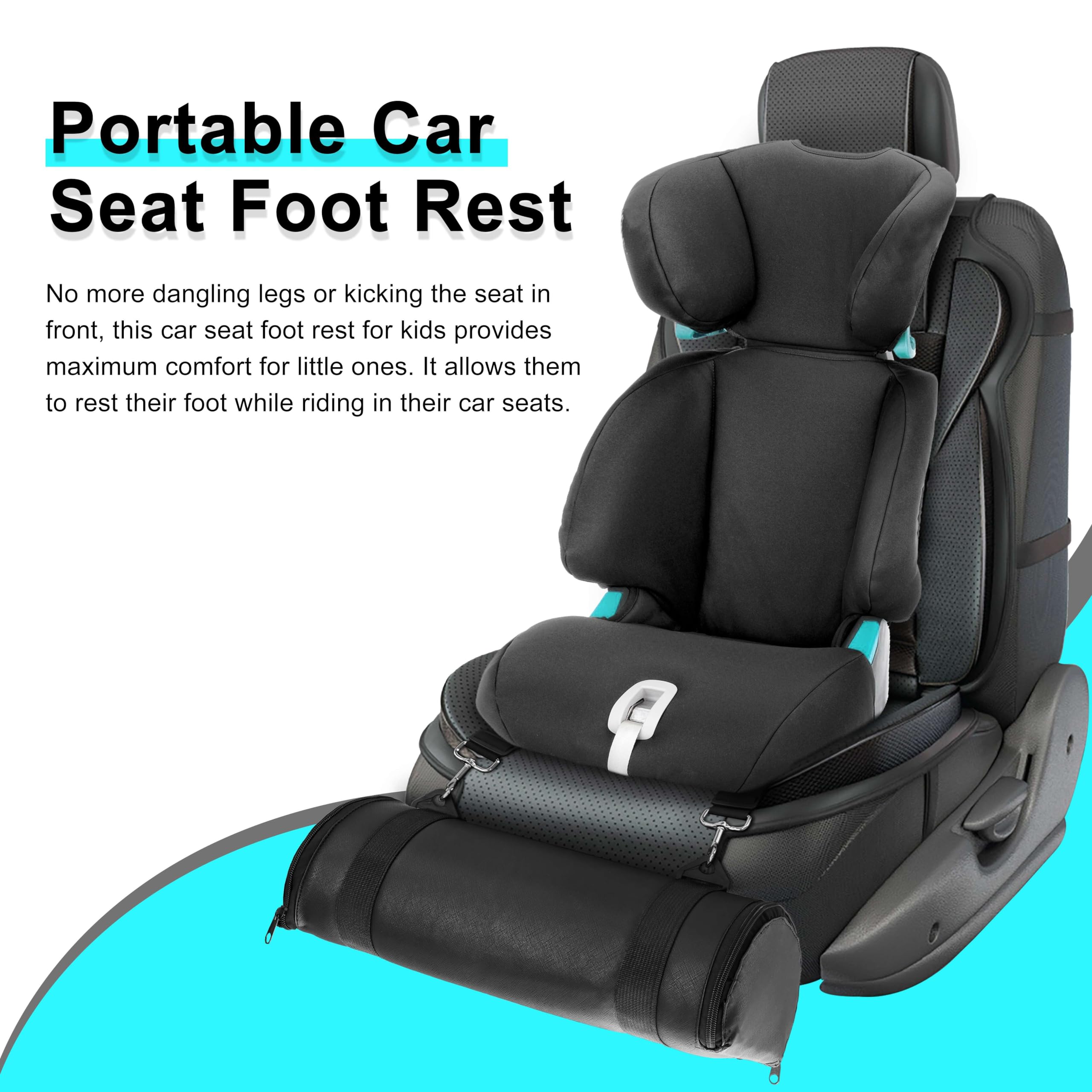 Kalnweis car seat foot rest supports kid comfort during journeys.
