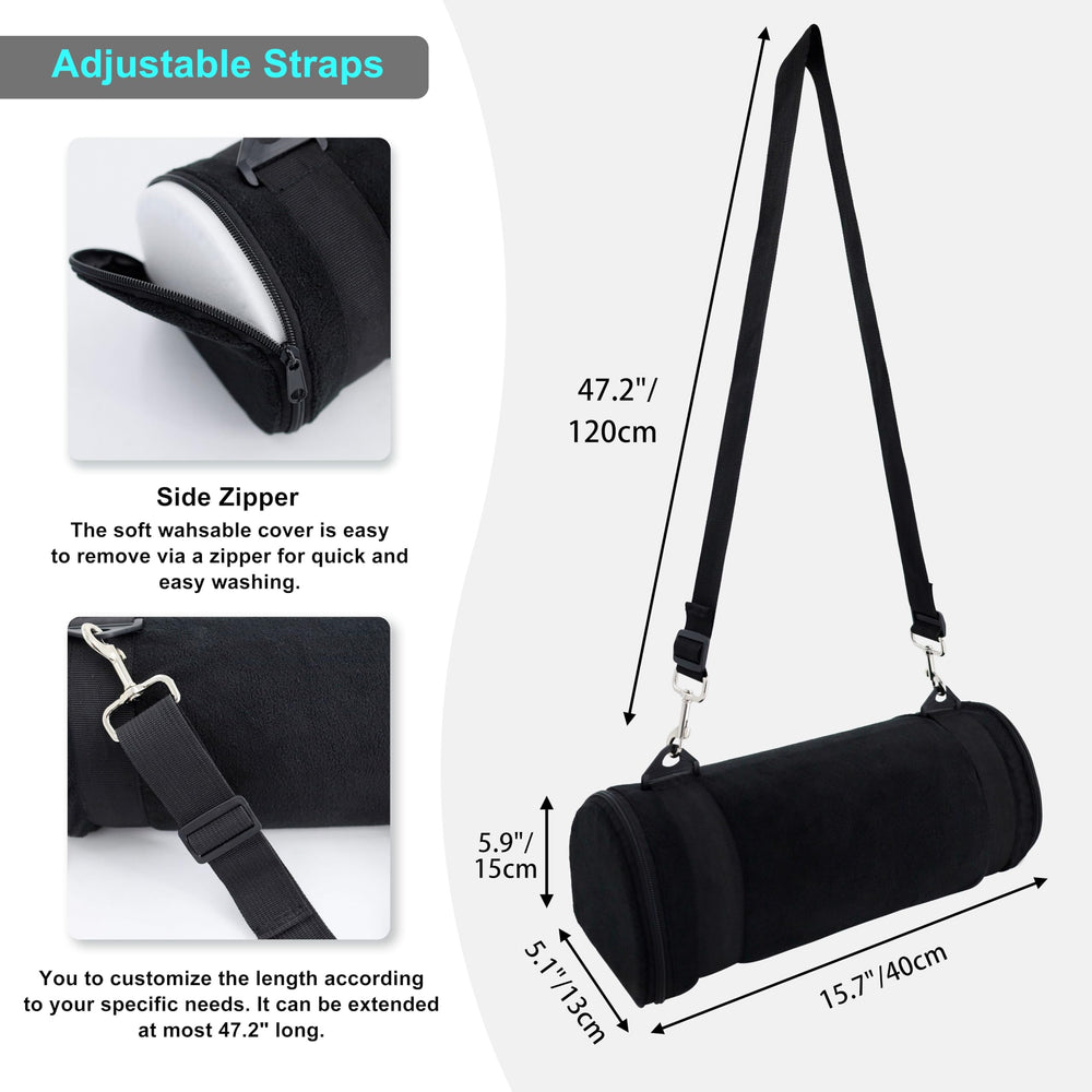 Zippered outer cover enables quick access and washing for cleanliness