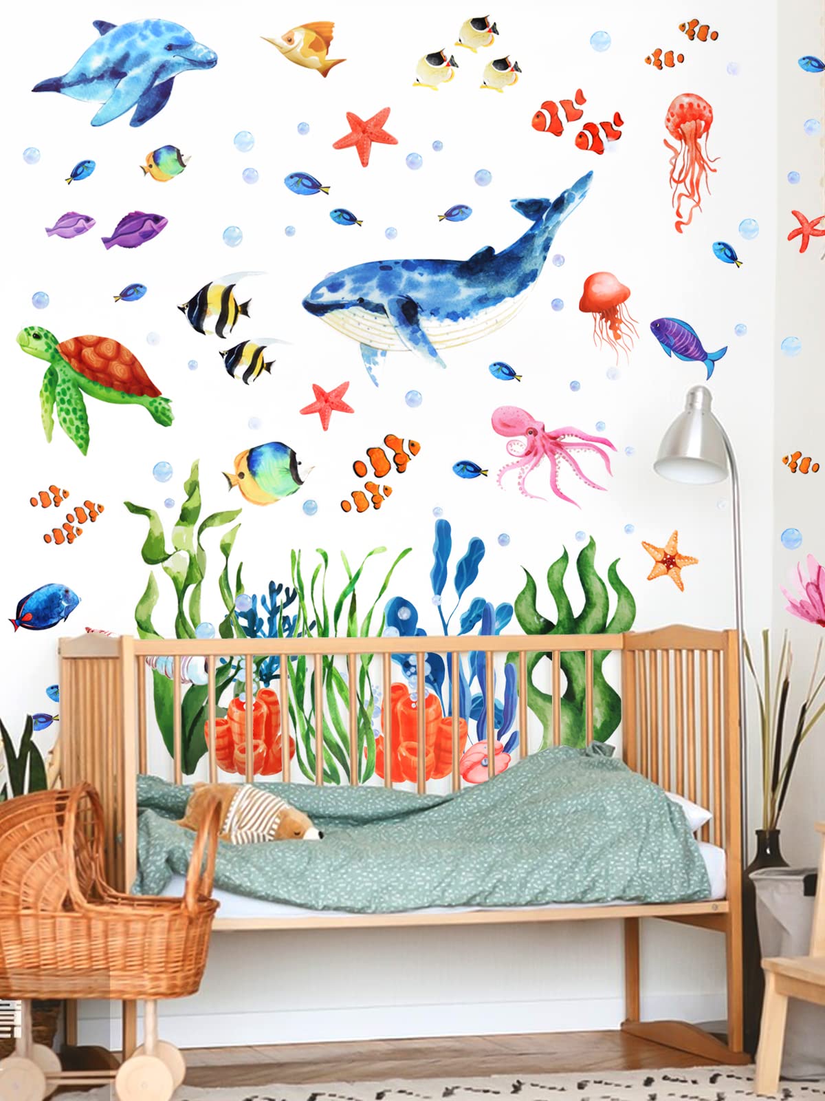 Kalolary starfish wall decal brings coastal vibes to a nursery