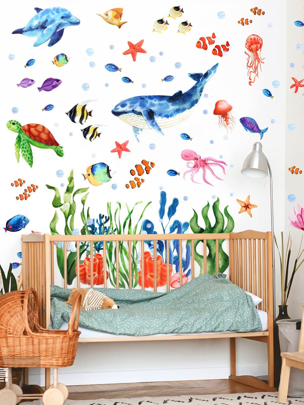 Kalolary starfish wall decal brings coastal vibes to a nursery