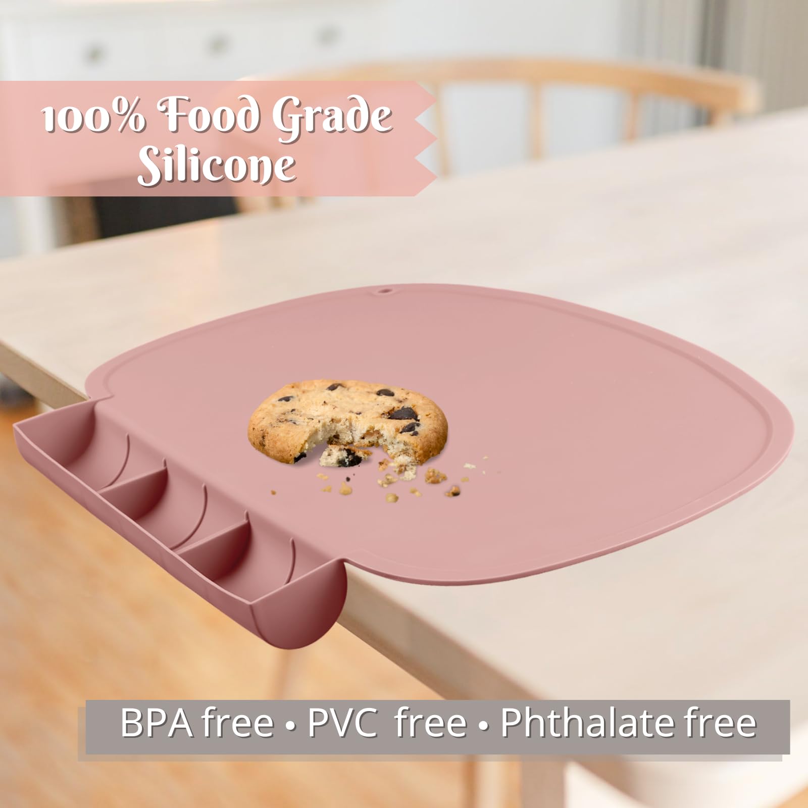 Kalovin baby mealtime placemat in silicone for soft, safe use