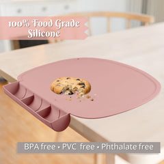 Kalovin baby mealtime placemat in silicone for soft, safe use