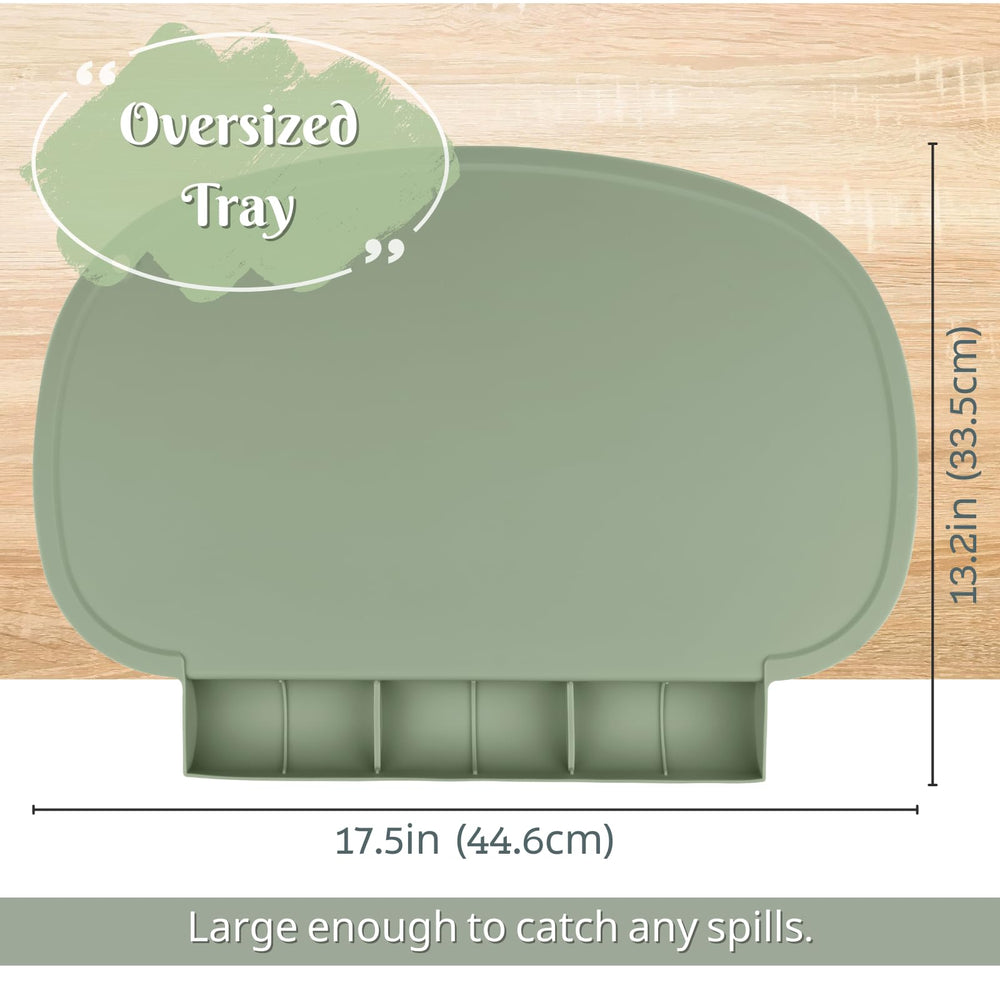 Kalovin silicone placemat easy to wipe clean after meals