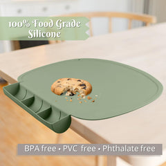 Kalovin placemat raised edges prevent spills from spreading