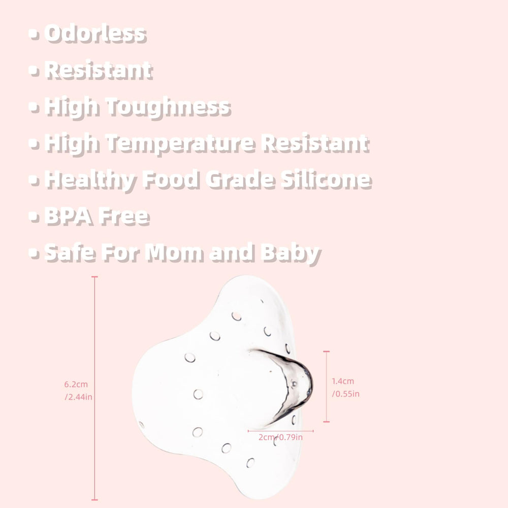 Kamozimi nipple shields with carry case for travel and storage