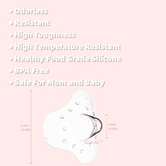 Kamozimi nipple shields with carry case for travel and storage