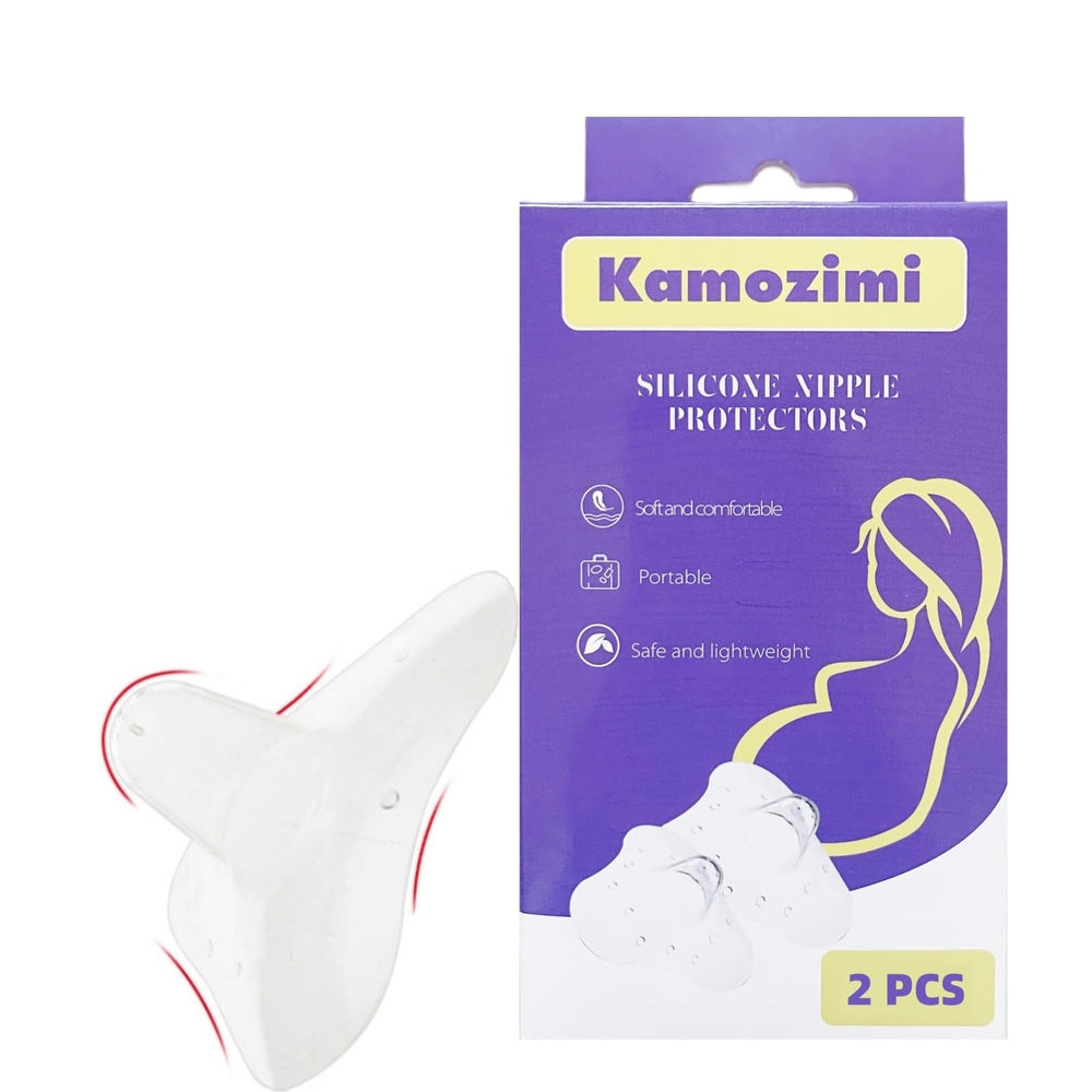 Kamozimi organic nipple shields 20mm for comfortable latch and milk flow