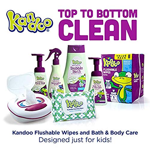 Kandoo wipes show 50 sheets per pack for dependable daily use.