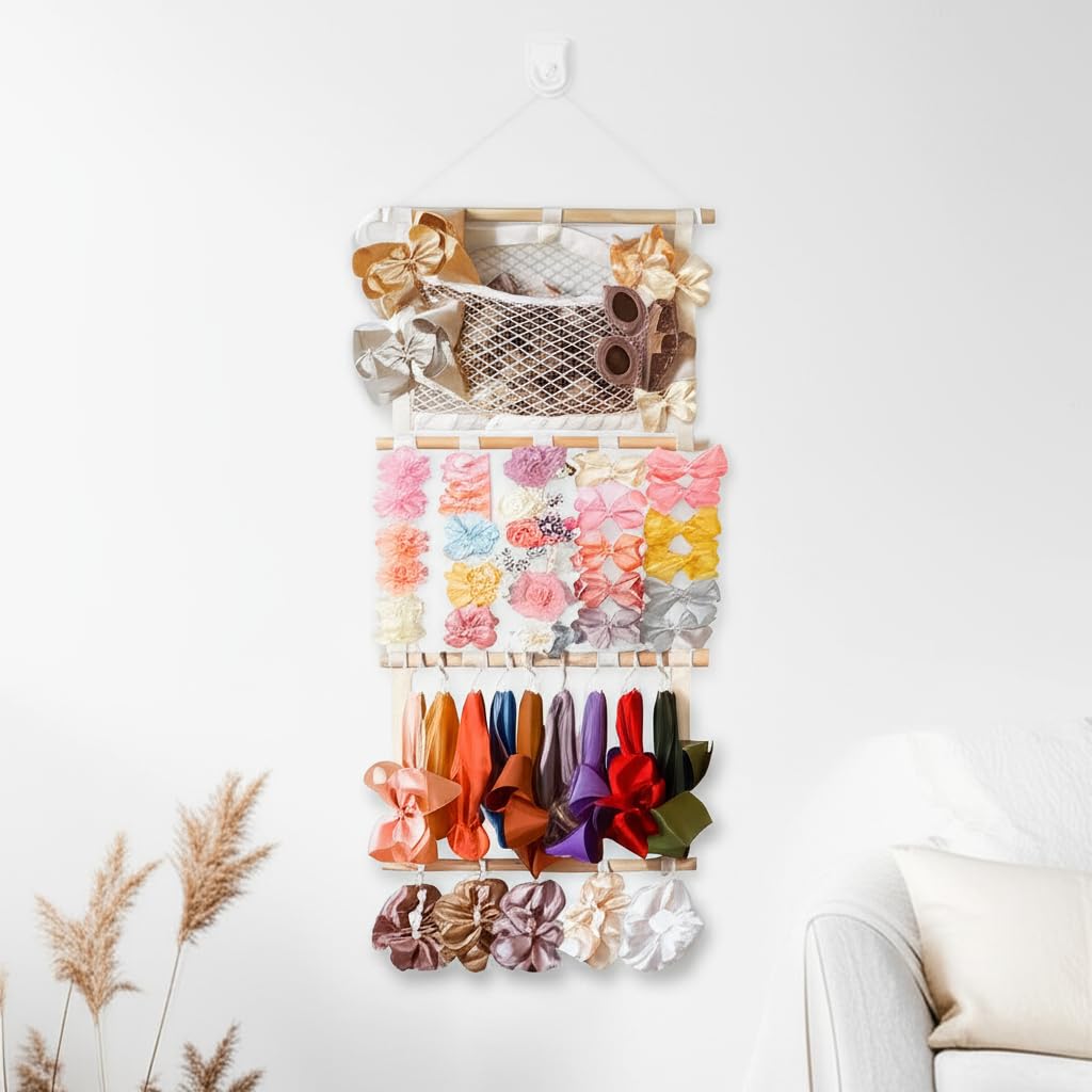 KANGAROO large-capacity bow organizer display for quick selection of bows.