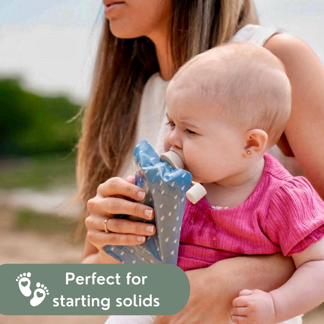 Kangoo dishwasher-safe pouch cleans easily after meals.
