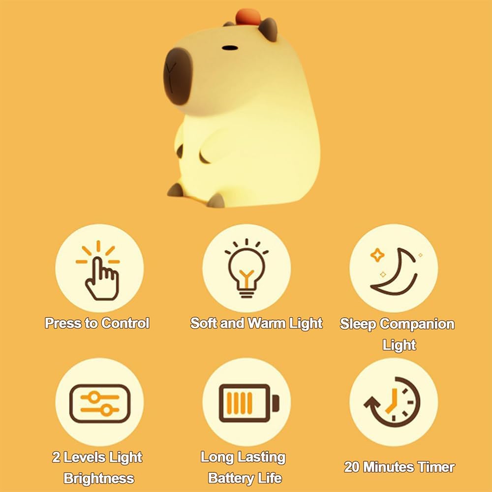 KangTen CHEN Capybara night light makes a thoughtful gift idea