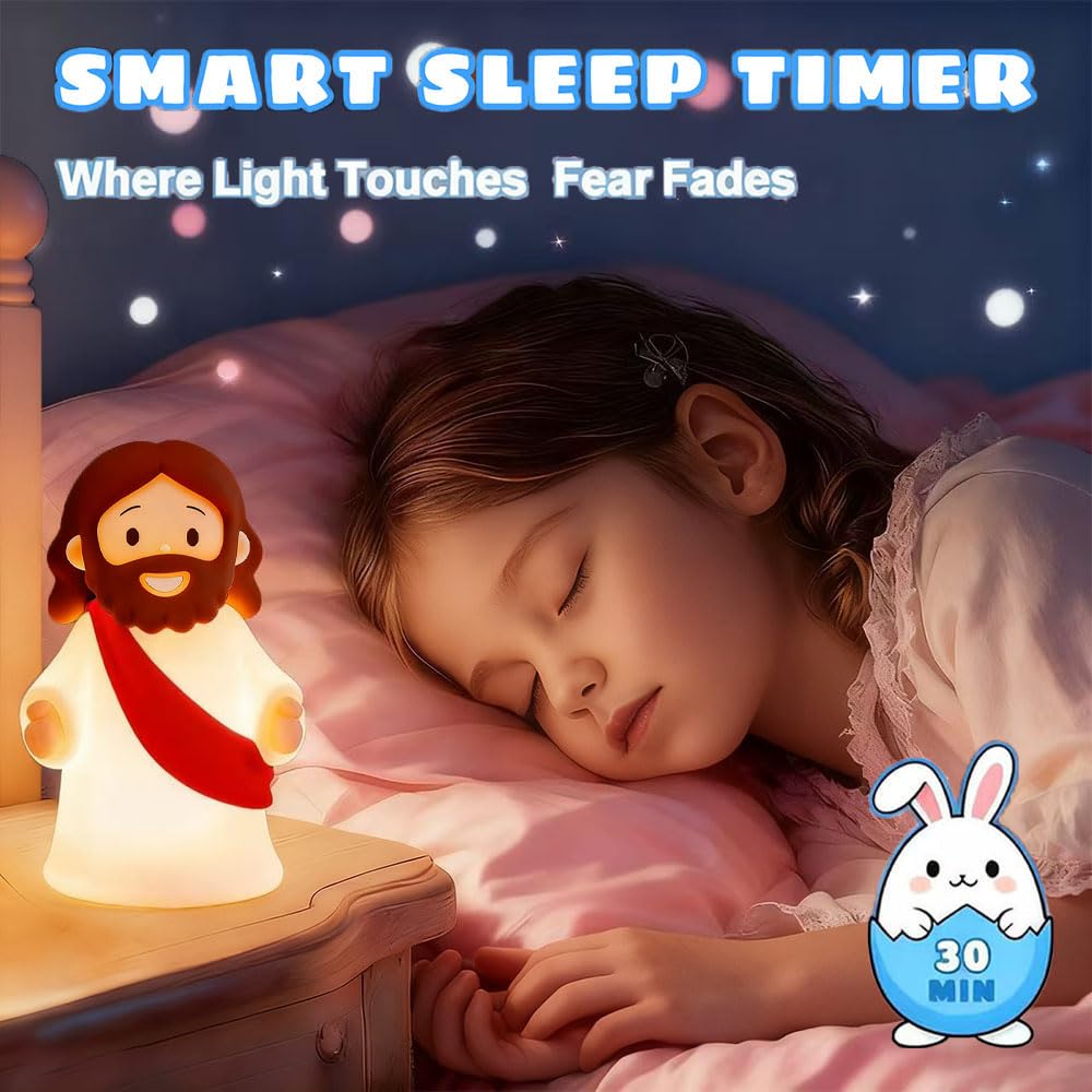 Soft silicone KangTen CHEN Jesus Night Light in red