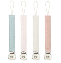 KAPIHOUSE velvet pacifier clip pack of 4 for quick pacifier access