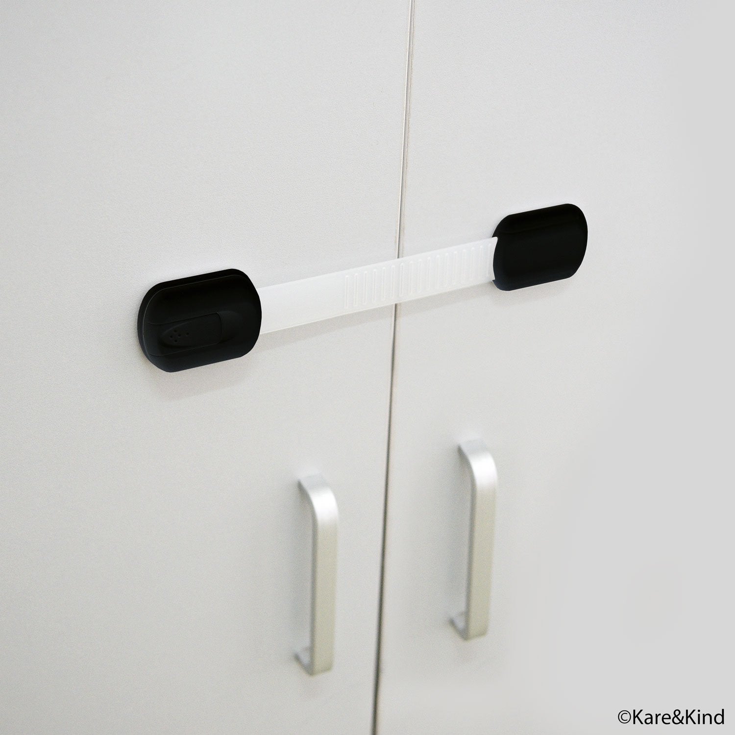 Kare & Kind flexible strap; adjustable length for surfaces.