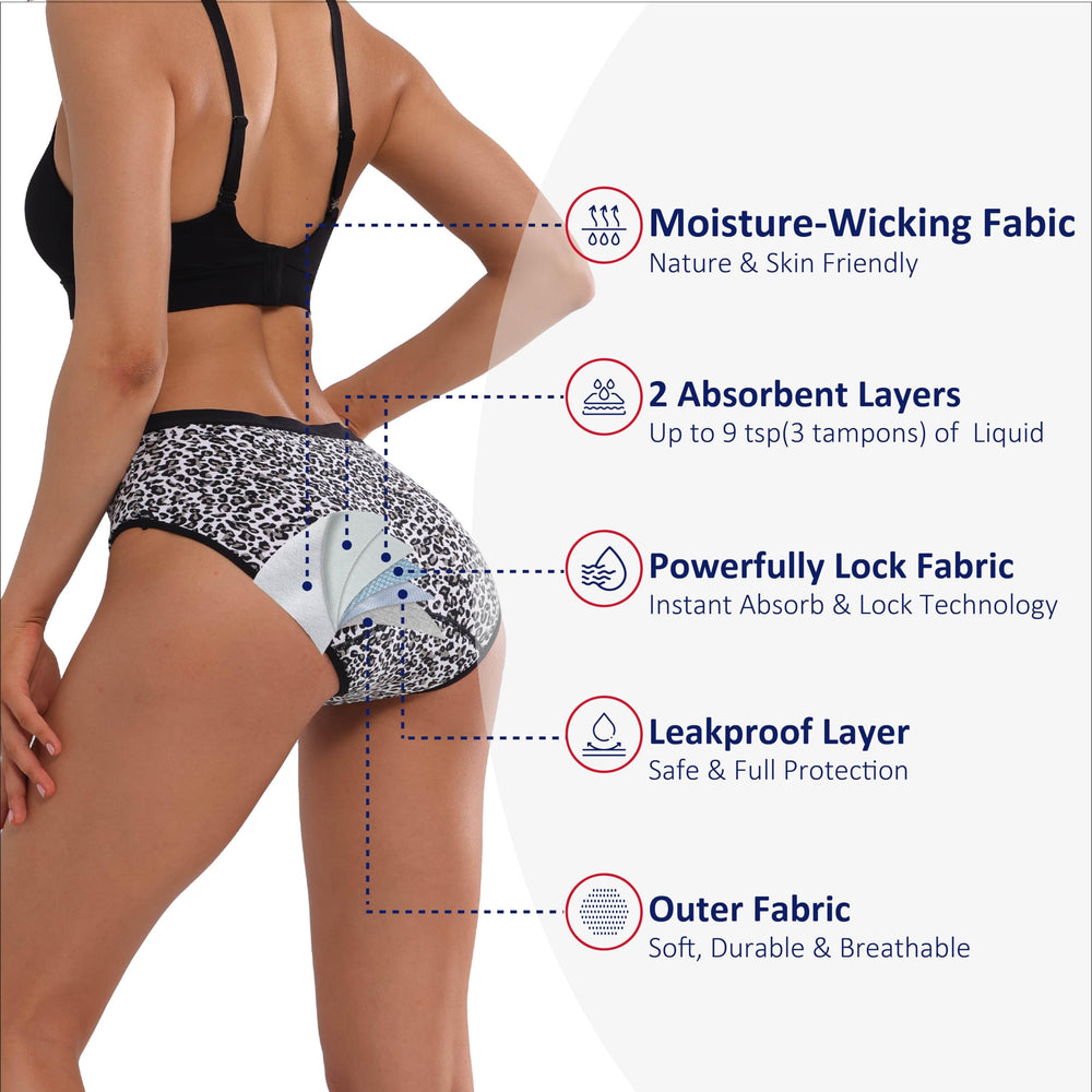 KARSWATT leopard multifunctional design keeps you dry with odor control.