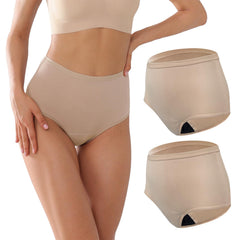KARSWATT washable high-rise urinary underwear beige 2-pack with discreet protection