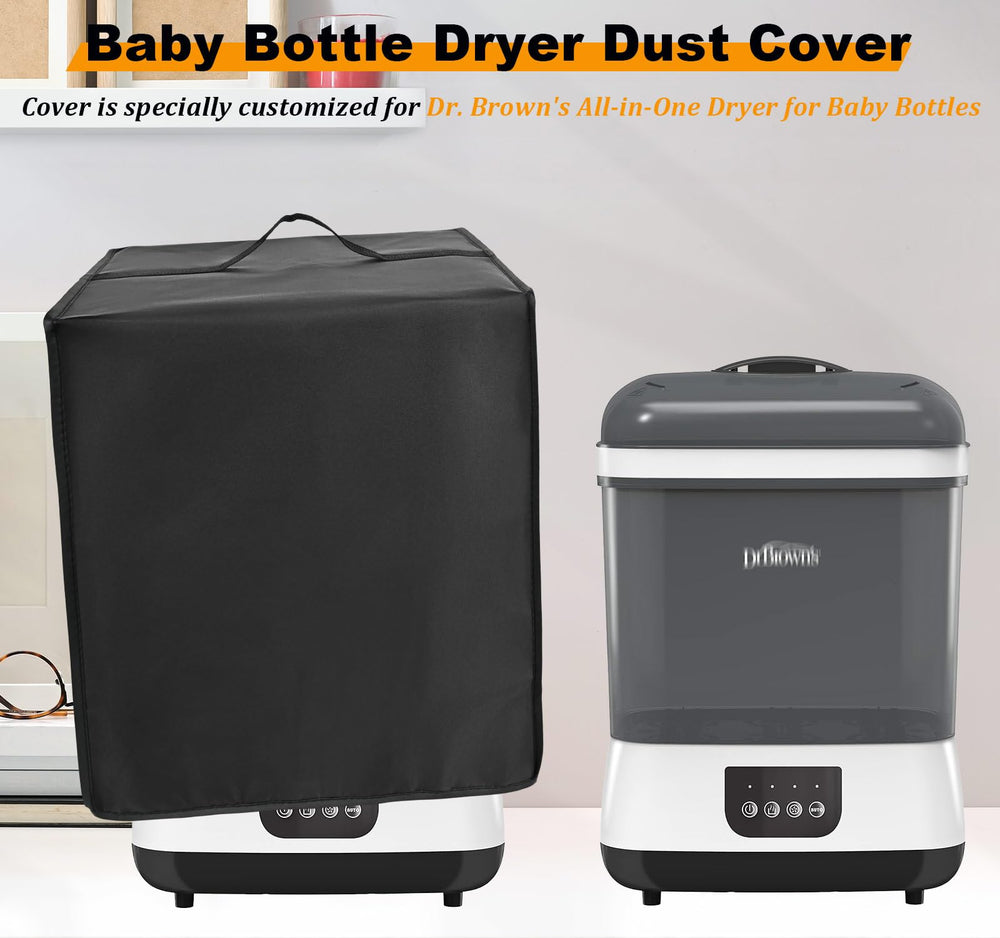 Kasasymion dust cover for dryer - side view shields against stains and wear on the dryer