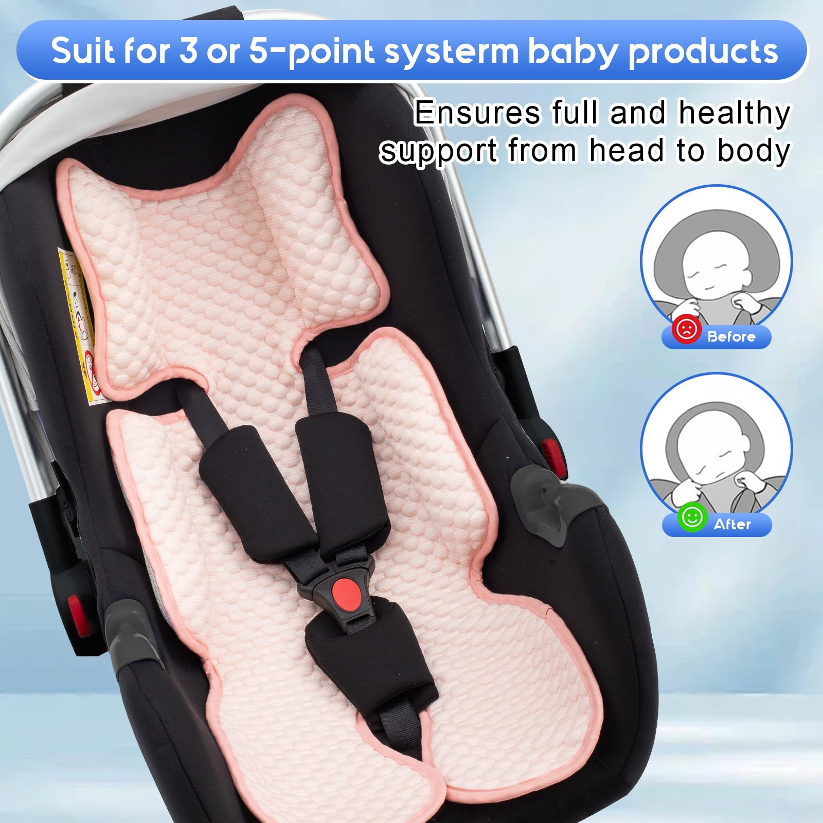 Kaseeous Mink Dot pad, machine washable and quick to air dry.
