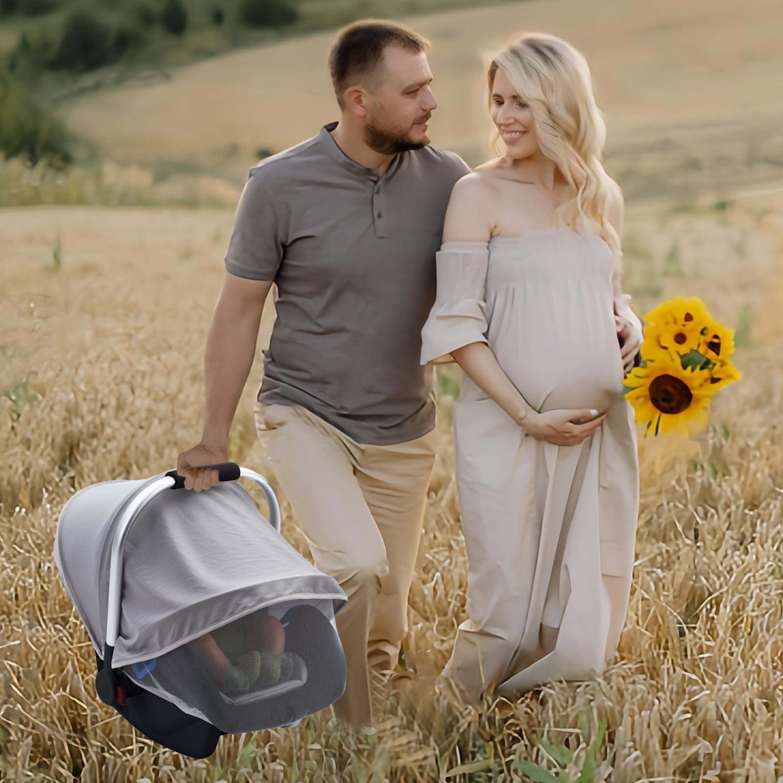 Kaseeous breathable mesh net stays airy and comfortable on trips.