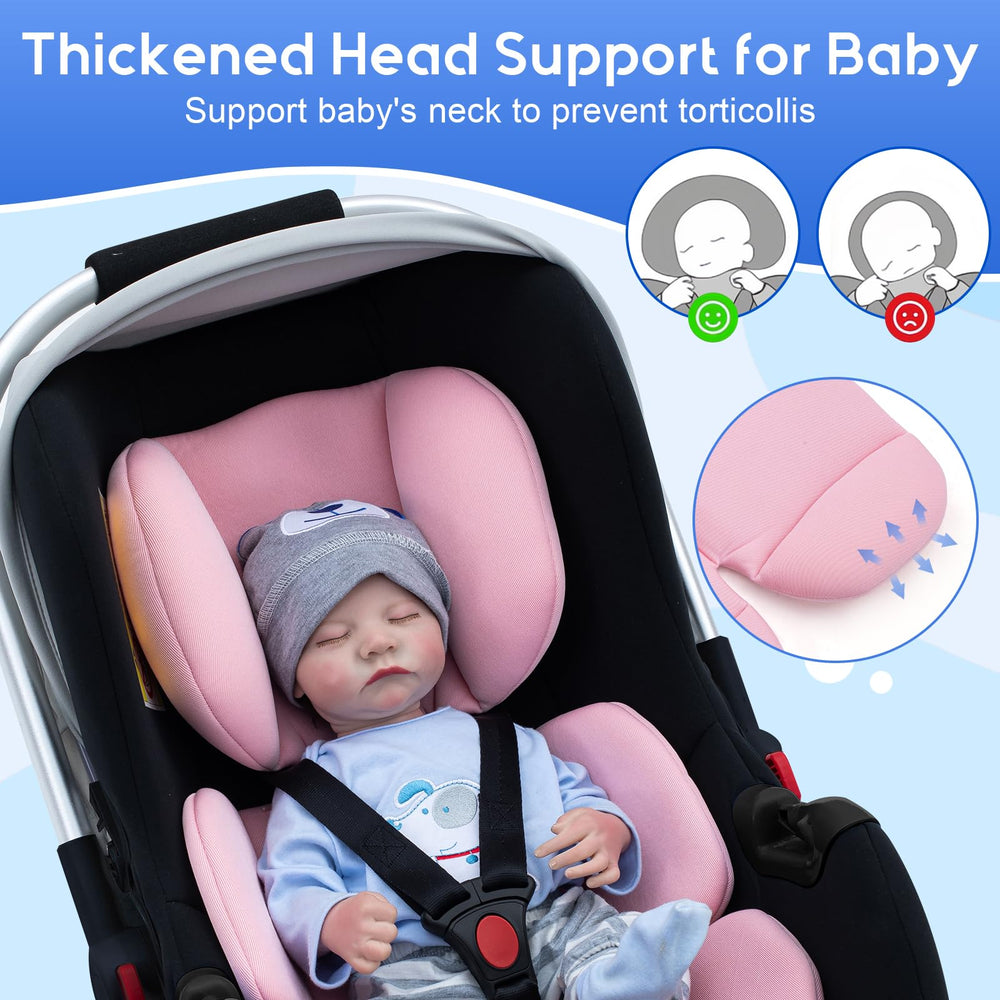 Kaseeous breathable mesh exterior keeps baby cool during car rides.