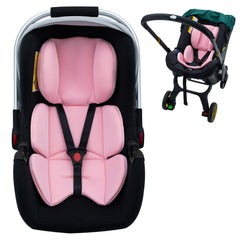 Kaseeous infant car seat insert head support for newborn comfort.