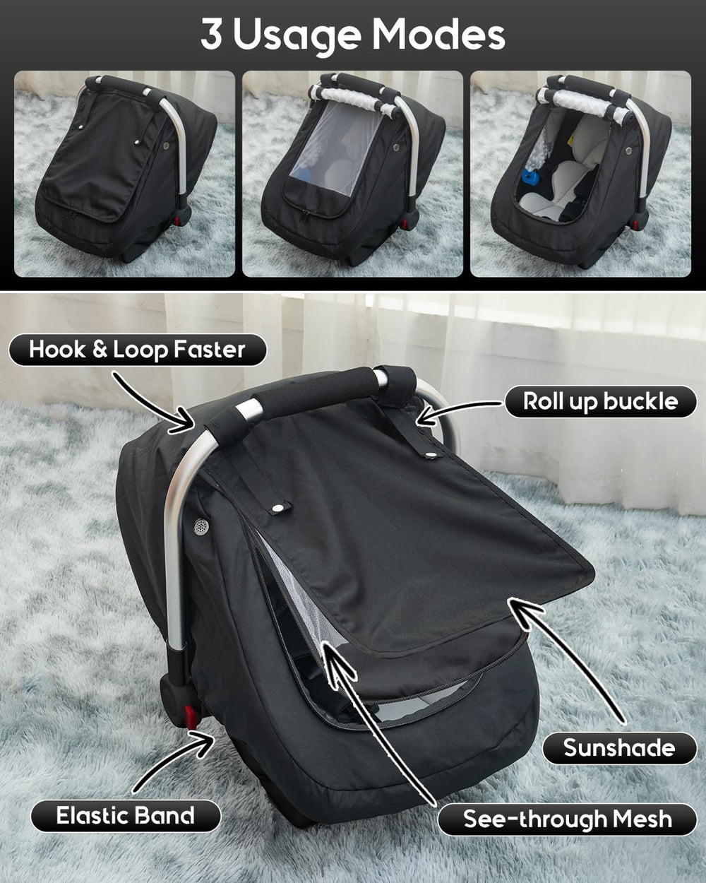 Kaseeous spacious fit prevents crowding and keeps baby comfortable.