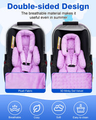 Kaseeous compatibility with 3-5 point harness systems fits most seats and strollers.