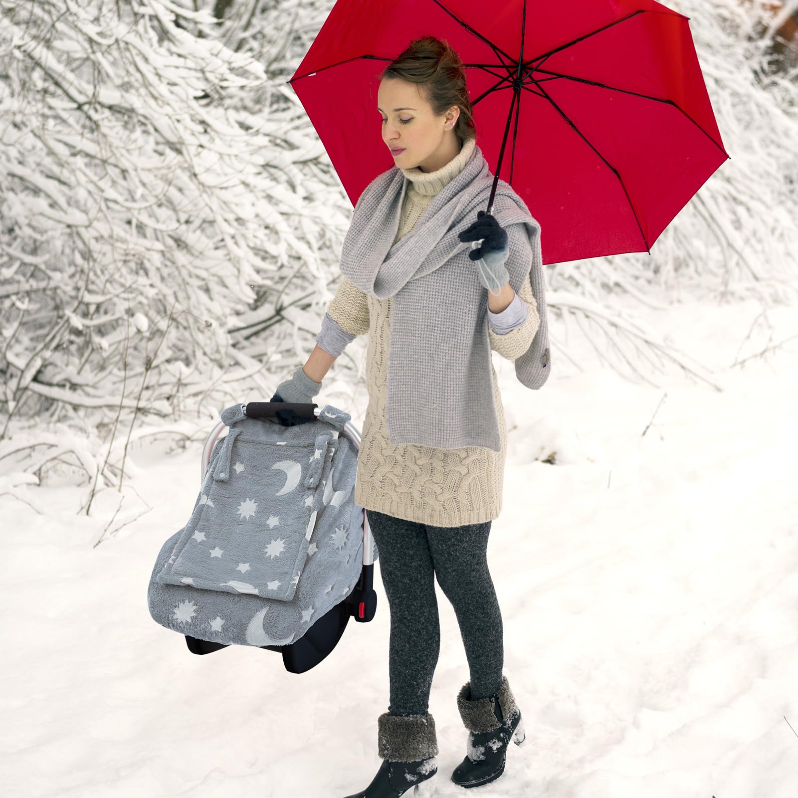 Kaseeous universal-fit cover easily installs on most seats.