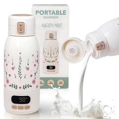 KASEY MAE portable bottle warmer 17oz capacity ideal for travel and on-the-go feeds.